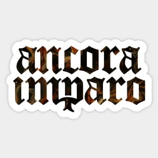 Ancora Imparo - I Am Still Learning Sticker